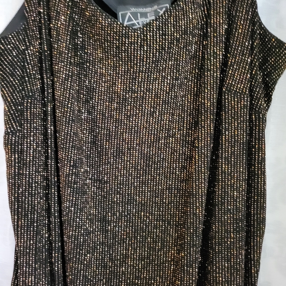 Alex Evening Glimmer Sleeveless Top Size 18W - Picture 4 of 9